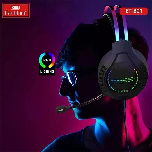 Earldom ET-B01 Wired Game headset - Black 3