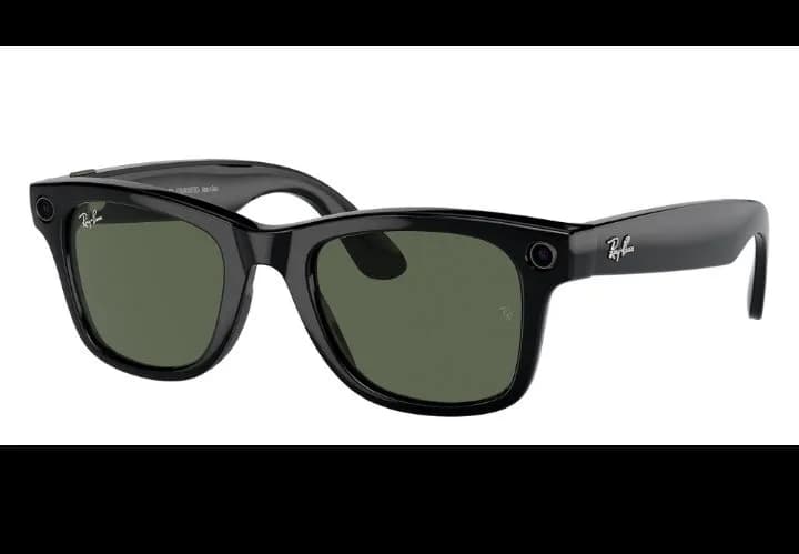 Ray Ban Meta RW 4006 Wayfarer Unisex Sunglasses - Black 2