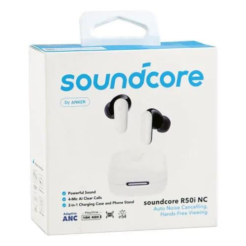 Anker Soundcore R50i NC Active Noise Cancelling True Wireless Earbuds - White 2
