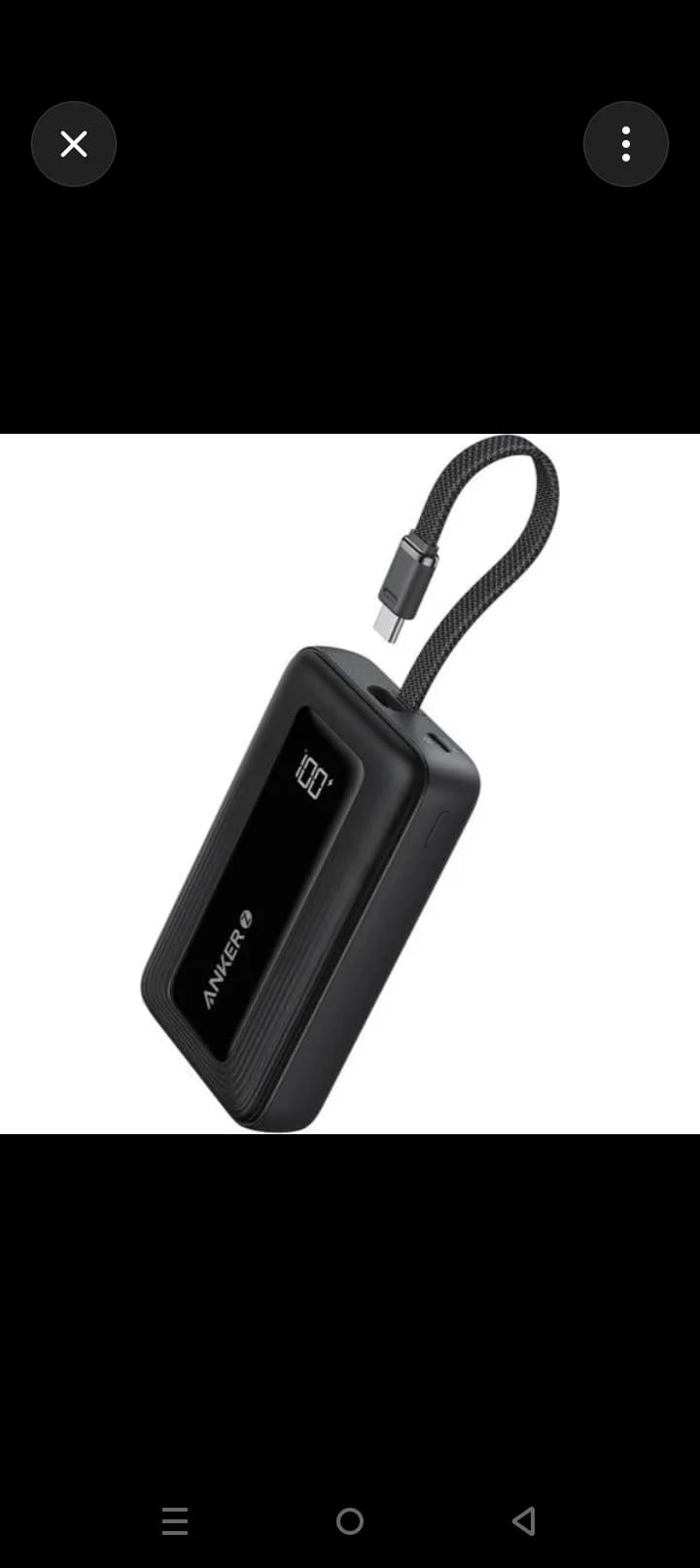 Anker Zolo Power Bank 20000mAh 30W Built-In USB-C Cable 4
