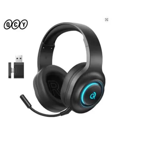 Qcy Heroad V200 Gaming Over Ear Headphone Wireless Bluetooth 6.0 With Mic 50mm Driver 7.1