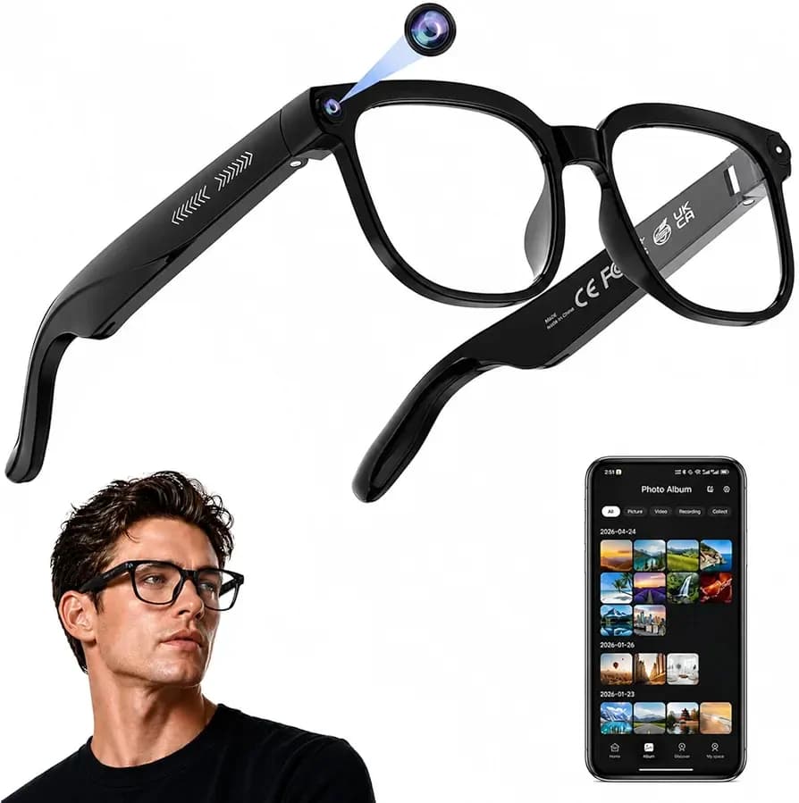 SNT Stride AI Smart Glasses 4K Camera, ChatGPT & BT Call 2