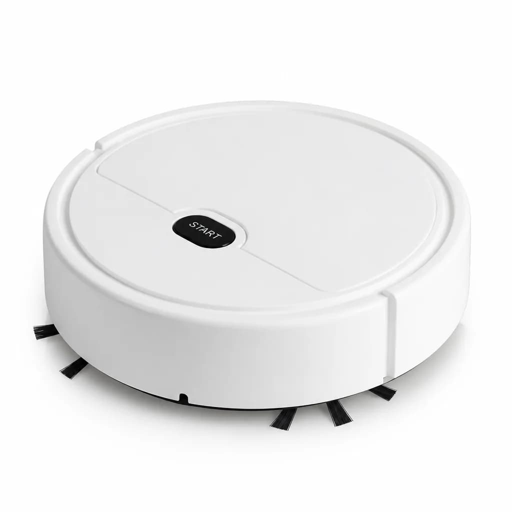 Smart Sweeping Robot Vacuum Cleaner White