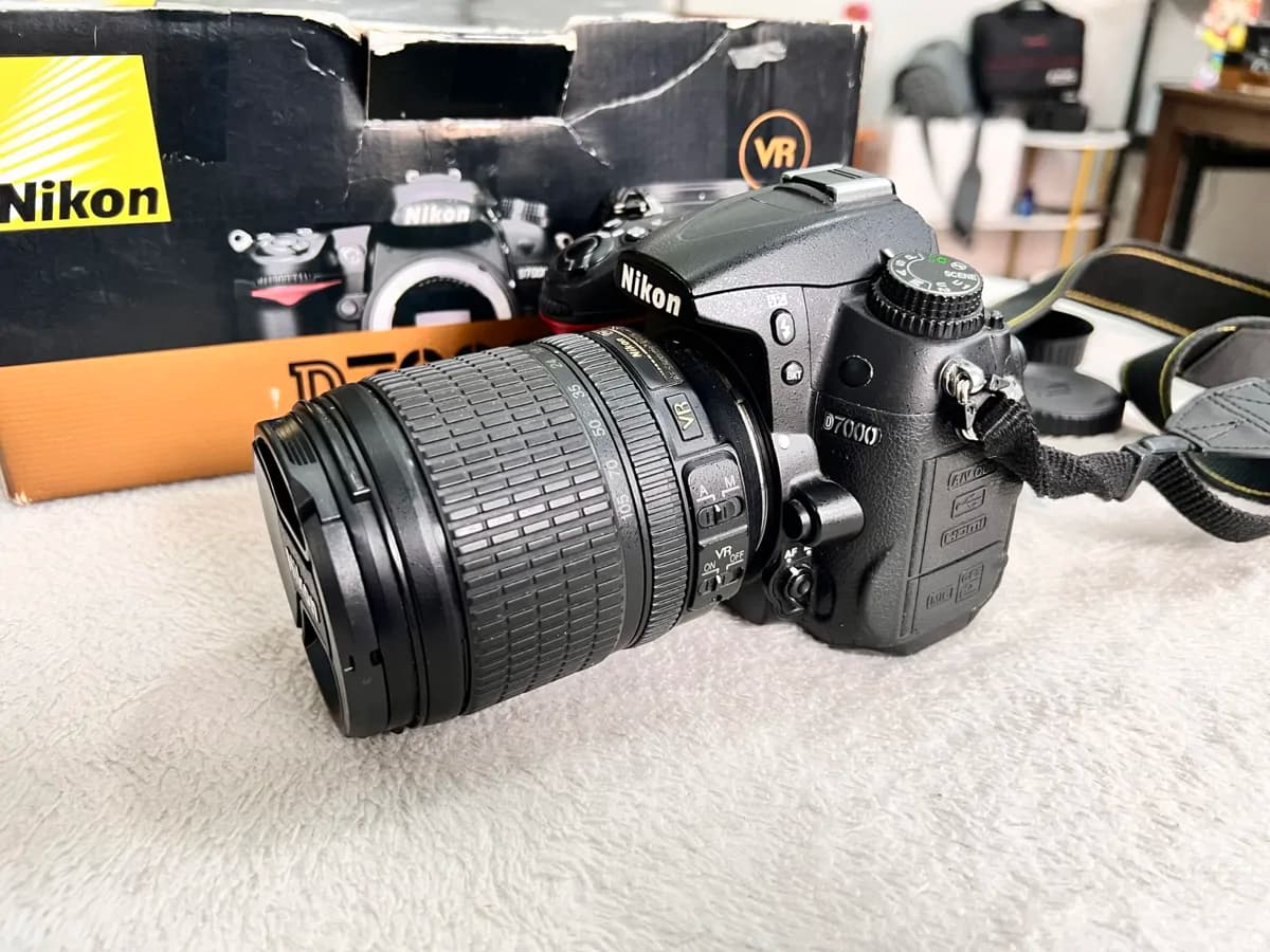 Nike Nikon D7000 Dslr Camera With 18-105mm Lens | 16.2mp/ Full Hd 1080p/ 6fps | Dx-format Cmos 3