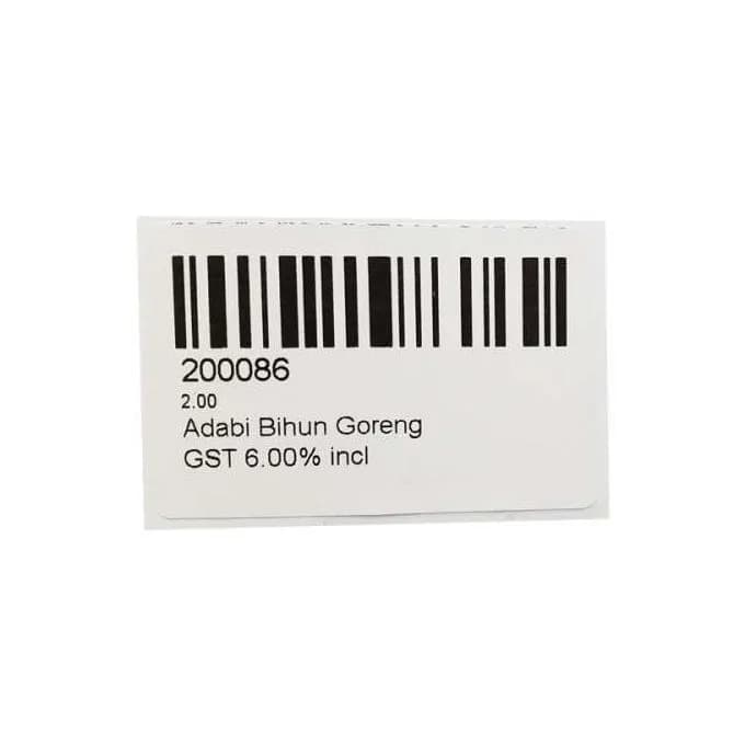 Thermal Barcode Label Paper 40x30mm 2 Rolls 4