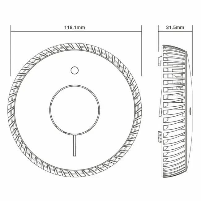Smoke Detector Fire Alarm Optical Sensor 2