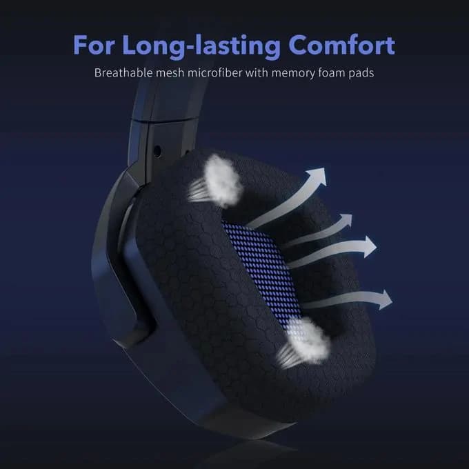 Nubwo G06 Gaming Headset - Blue & Black 3