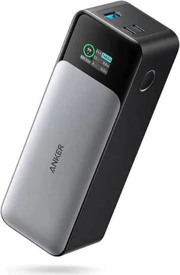 Anker 737 Power Bank 3 Port Laptop Charger Black 24000mAh 2