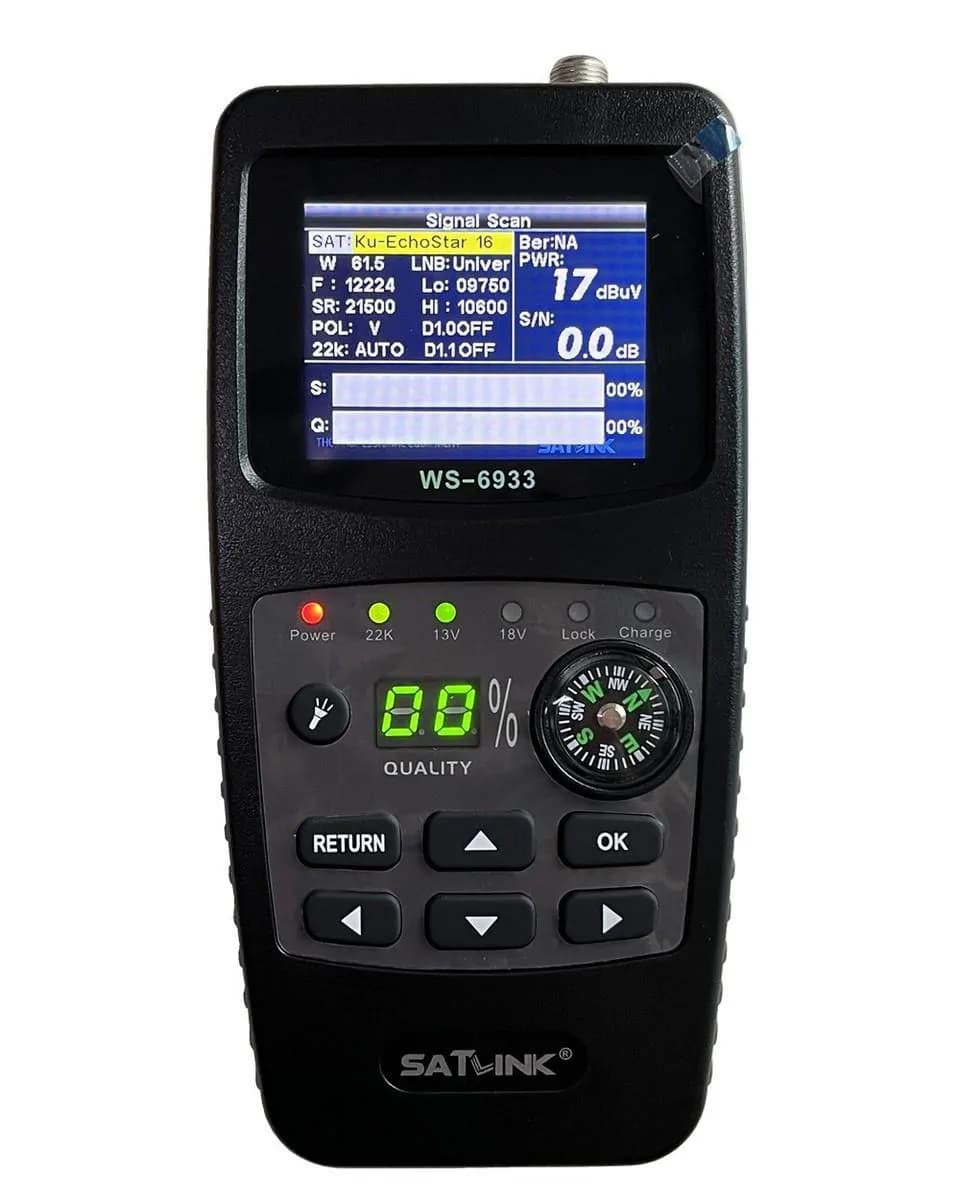 3.5" Satellite Signal Finder Video Meter & CCTV Tester 4