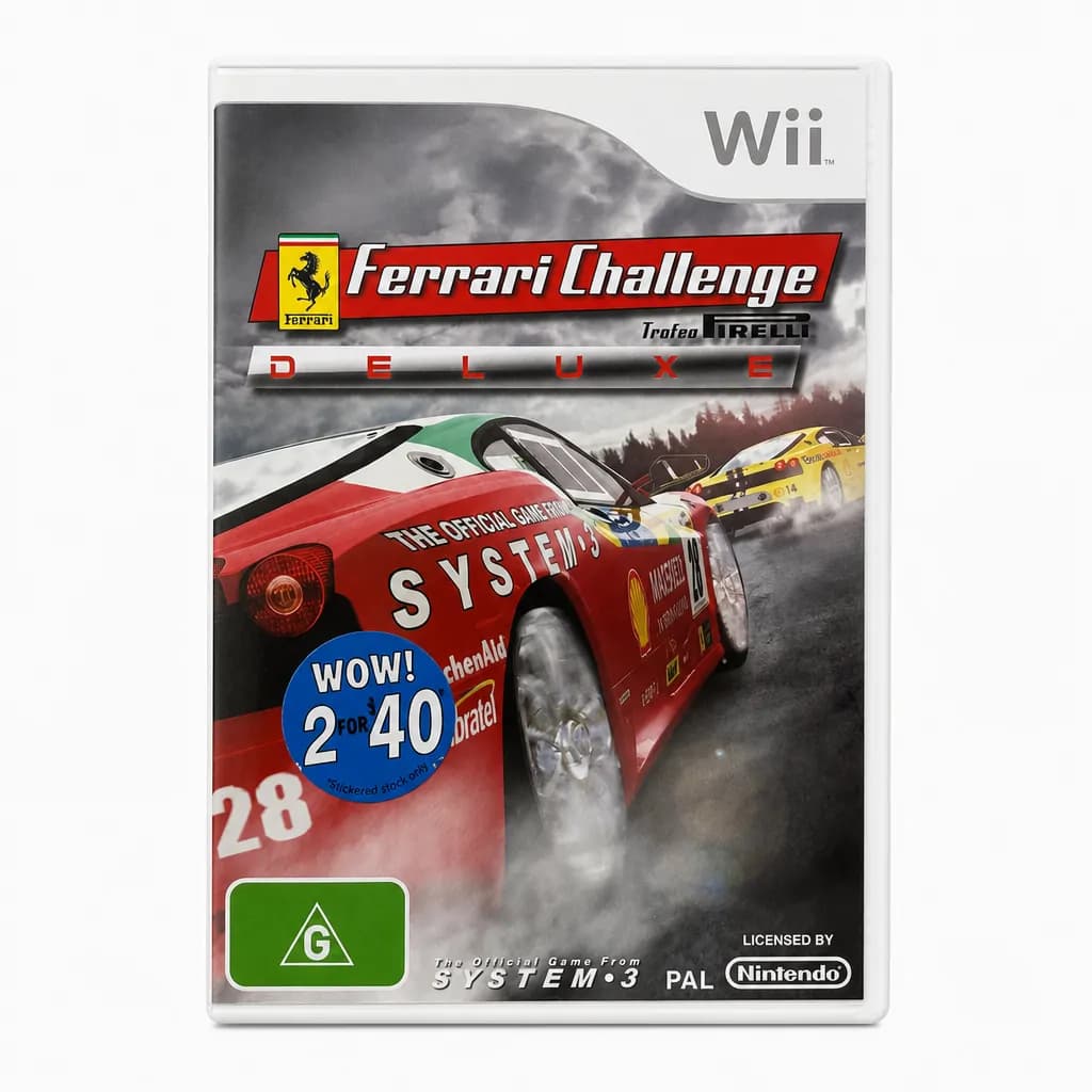Nintendo Wii Ferrari Challenge: Trofeo Pirelli – Deluxe