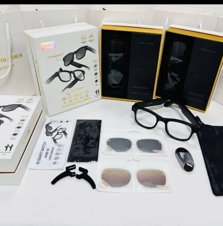 Smart Glasses Camera Video Picture And Surveillance With 3 Set Of Changeable Lenses 3