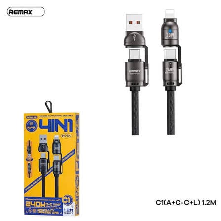 Remax 4-in-1 Fast Charging Cable (1.2M) 3