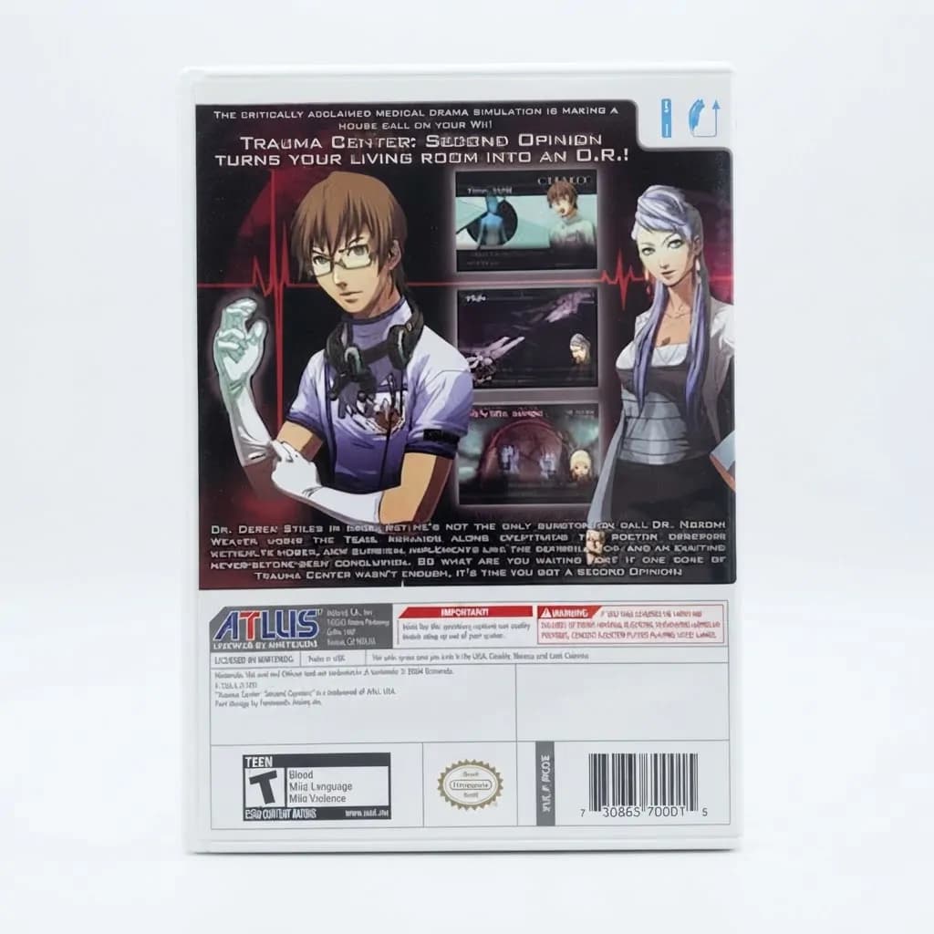 Nintendo Trauma Center Second Opinion for Wii 2
