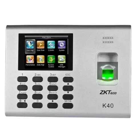 ZKTeco K40 Biometric Time Attendance & Access Control System with Battery 4