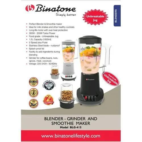 Binatone Blender And Grinder Blg 415b 5