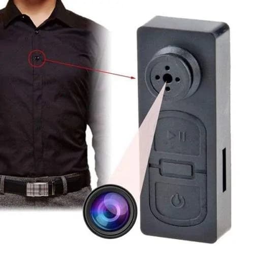 Hd Mini Dvr Shirt Button Hidden Recorder Spy Camera With Vibration Function 2