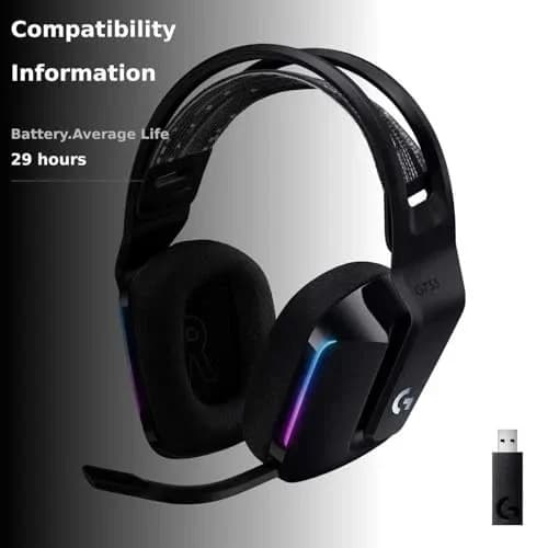 Logitech G733 Lightspeed Wireless Gaming Headset 2