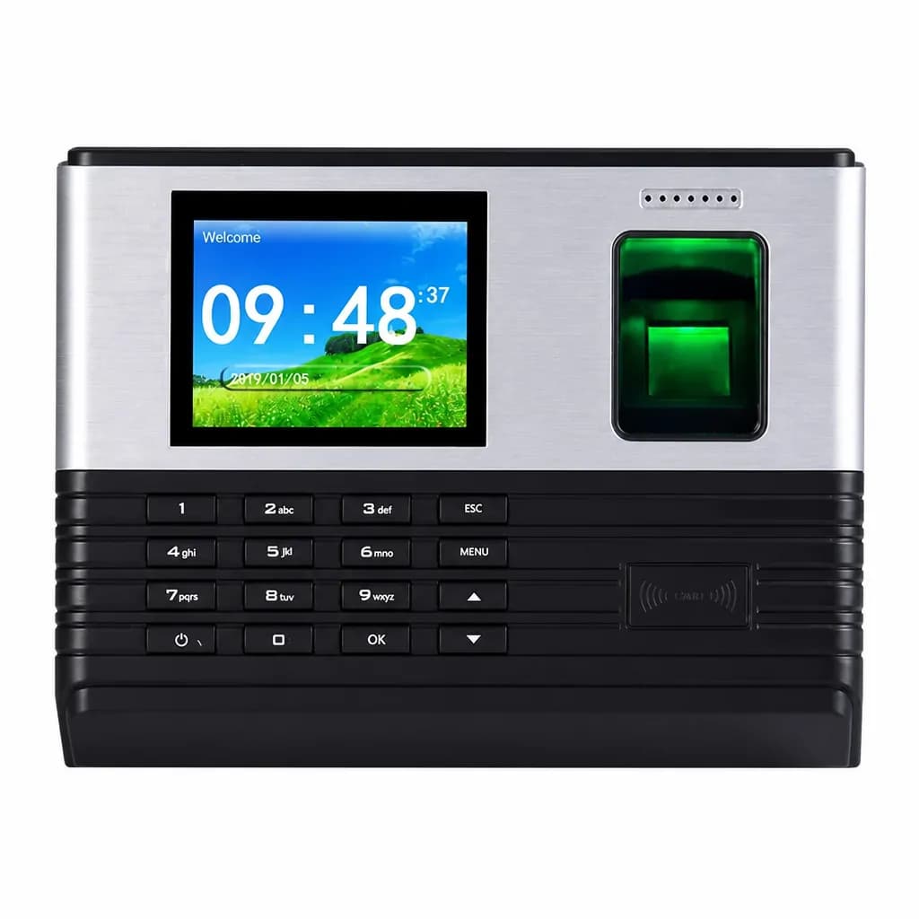 Fingerprint, Password & ID/Proximity Card, WiFi, TCP/IP & USB