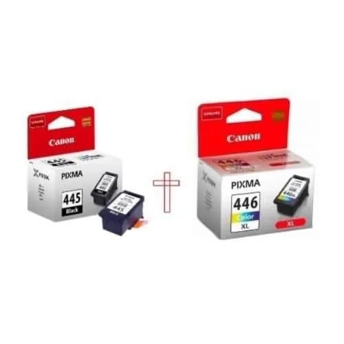445 Black and 446 Tri Colour Ink Cartridges for Canon Printer 3