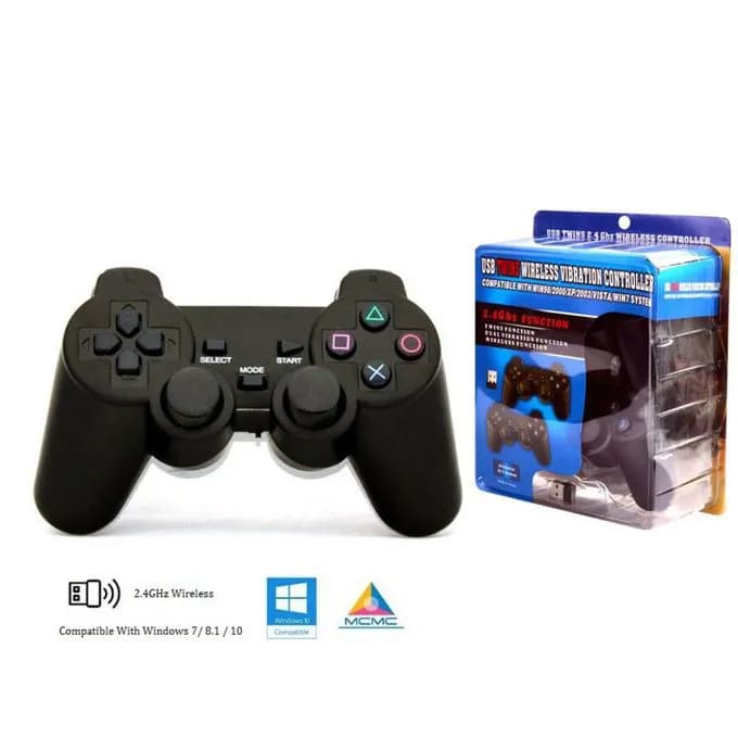 Usb Twin Wireless Gamepad For Pc 3