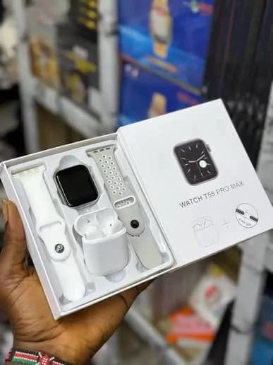 T55 Series 5 Smart Watch - White 2