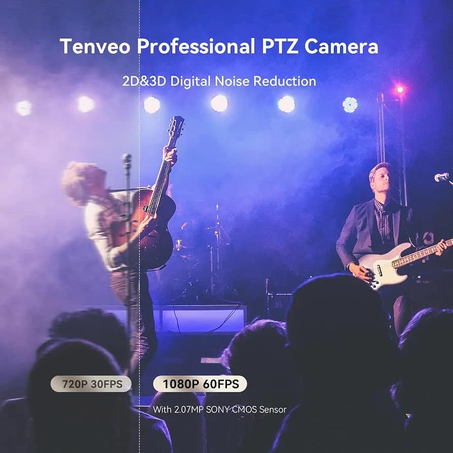 Tenveo Ptz Camera Ai Auto-tracking Live Streaming 30x Optical 4