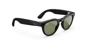 Ray Ban Meta Glasses - Wayfarer Shiny Black  G15 - Green 3