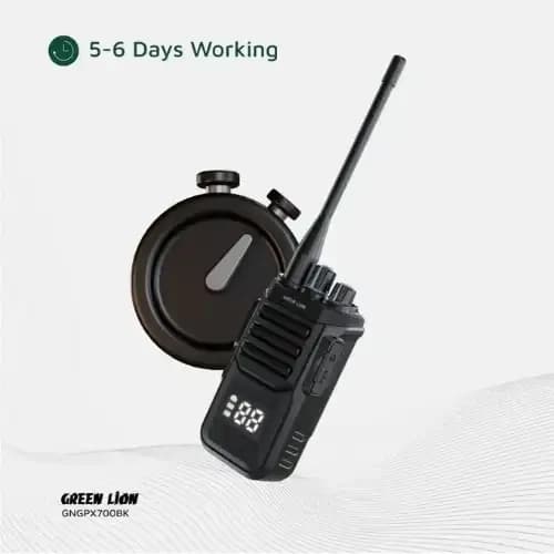 GPX700 Walkie Talkie – Up to 6 Days Working Time with 99 Analog Channels 3