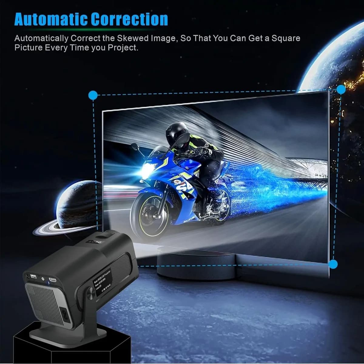 HY320 Smart Android Projector Wifi HDMI Bluetooth 4