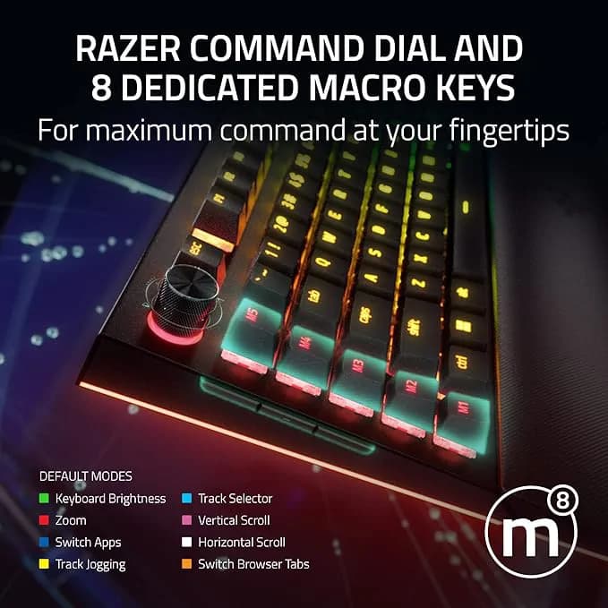 Razer Blackwidow V4 Pro Wired Mechanical Gaming Keyboard 2