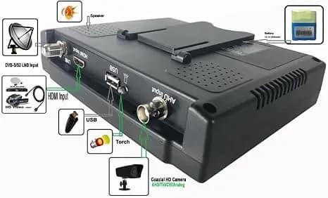 7" Portable Widescreen Satellite Finder & Monitor 3