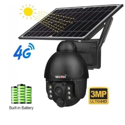 4g Ptz HD Outdoor Solar Power Battery CCTV Security Camera 3