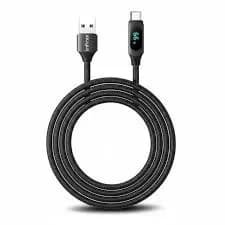 Infinix XDC76A (USB A to Type C)27W Braided Wired 2.4A