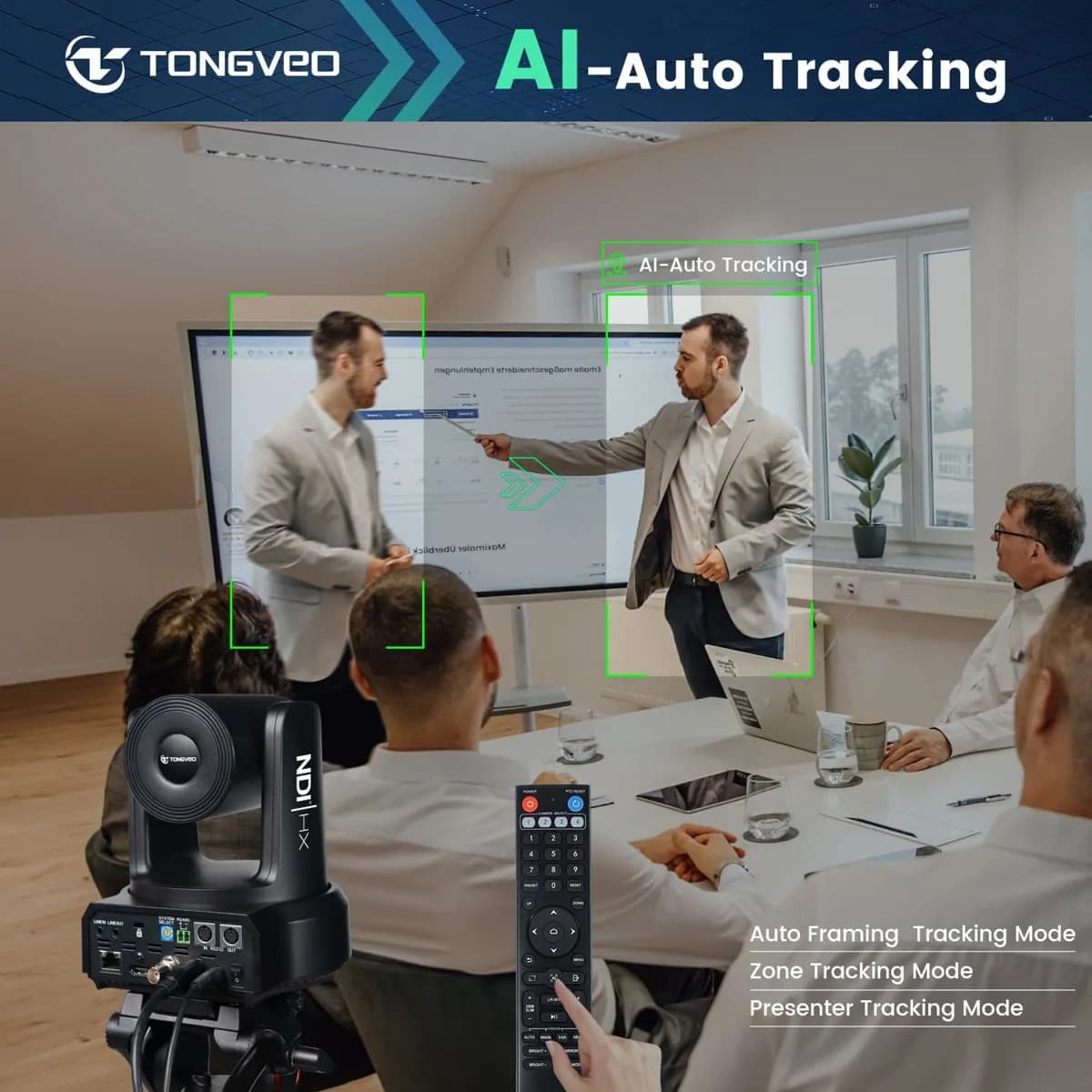 4k60 Ptz Conferencing Camera With Ndi 2