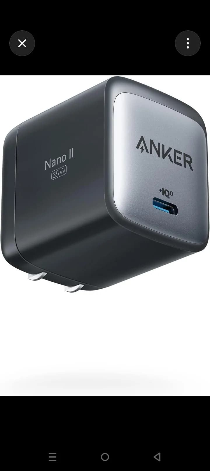 Anker Nano II 65W USB-C Fast Charger - Black 2