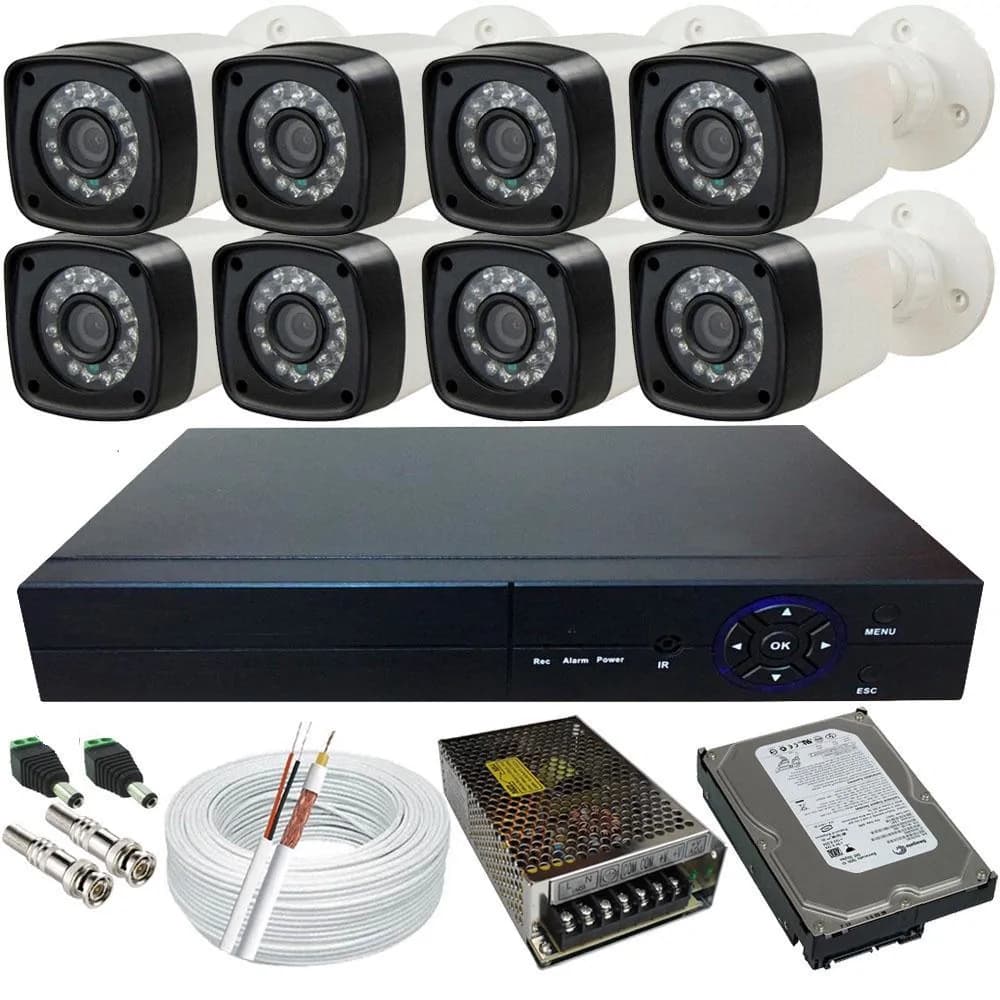 CCTV Super Quality 1080P AHD 8-Channel DVR System with Outdoor & Indoor Cameras 4