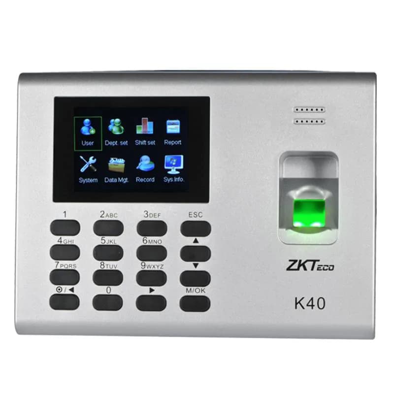 ZKTeco K40 Biometric Time Attendance & Access Control System with Battery 2