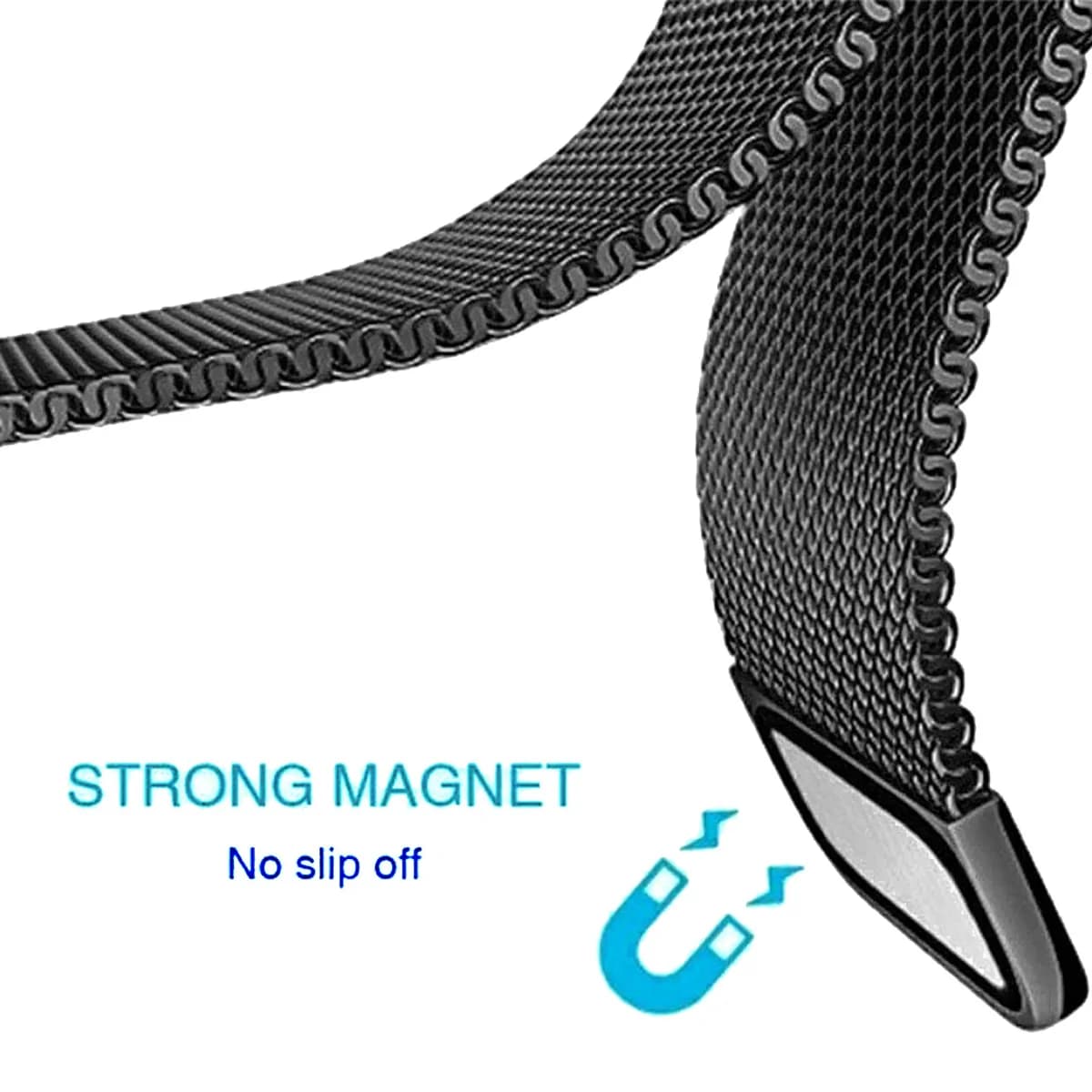 Magnetic Milanese Strap For Samsung Amazfit Huawei Watch 22mm 5