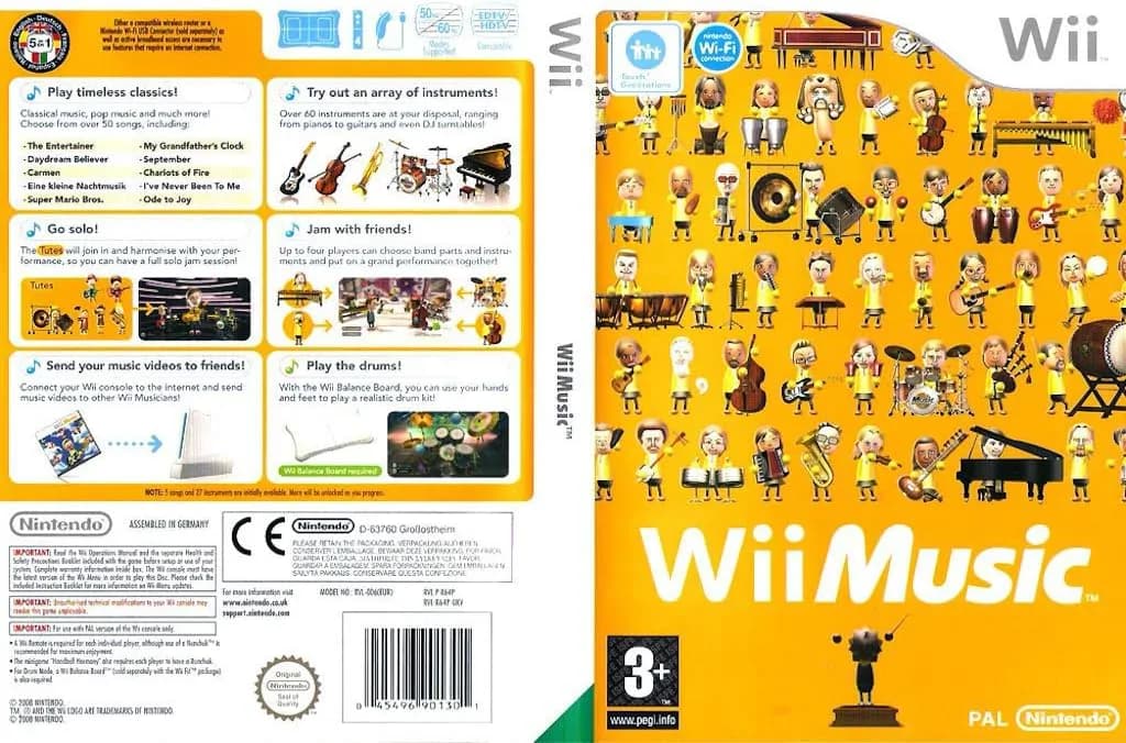Nintendo Wii Music PAL