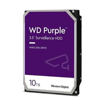Western Digital Purple 10TB Surveillance HDD 5