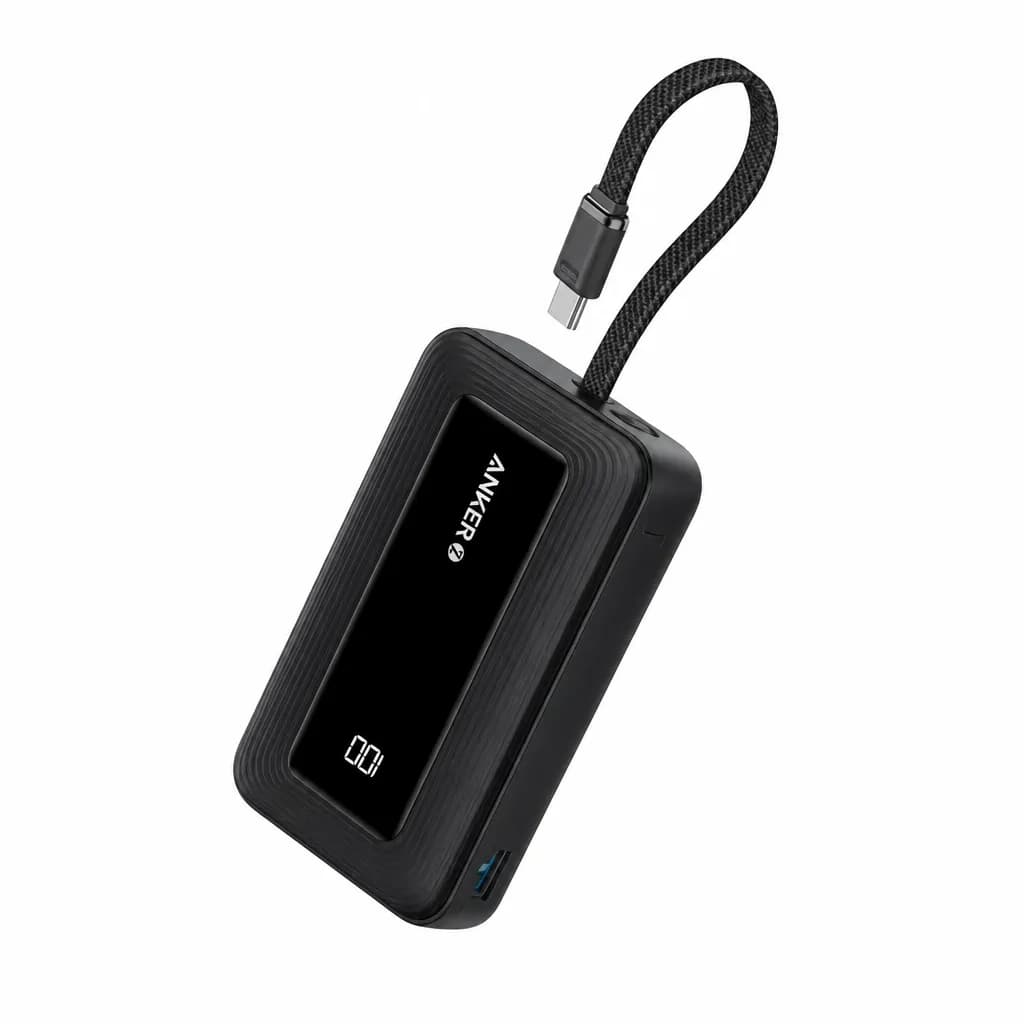 Anker Portable Charger  10000mAh 30w Power Bank Black