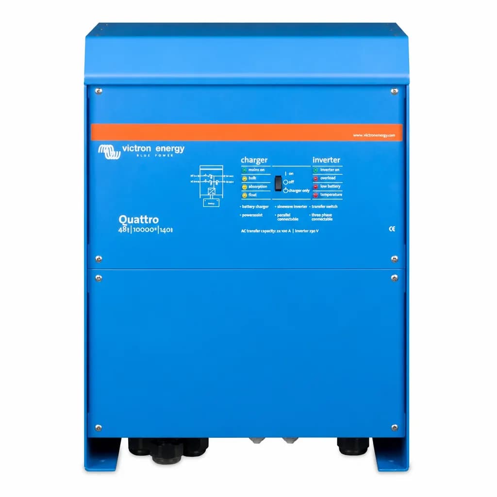 Victron Quattro 48V 10kVA 8000W Inverter Charger 140A