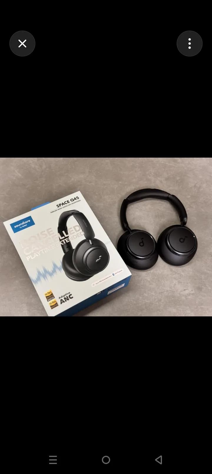 Soundcore Space Q45 Wireless ANC Headphones – Black 3