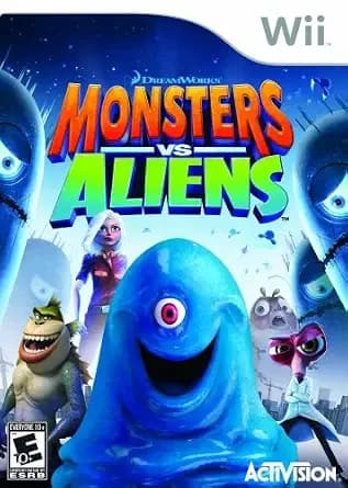 Monsters Vs. Aliens Nintendo Wii Action Adventure Pal 2