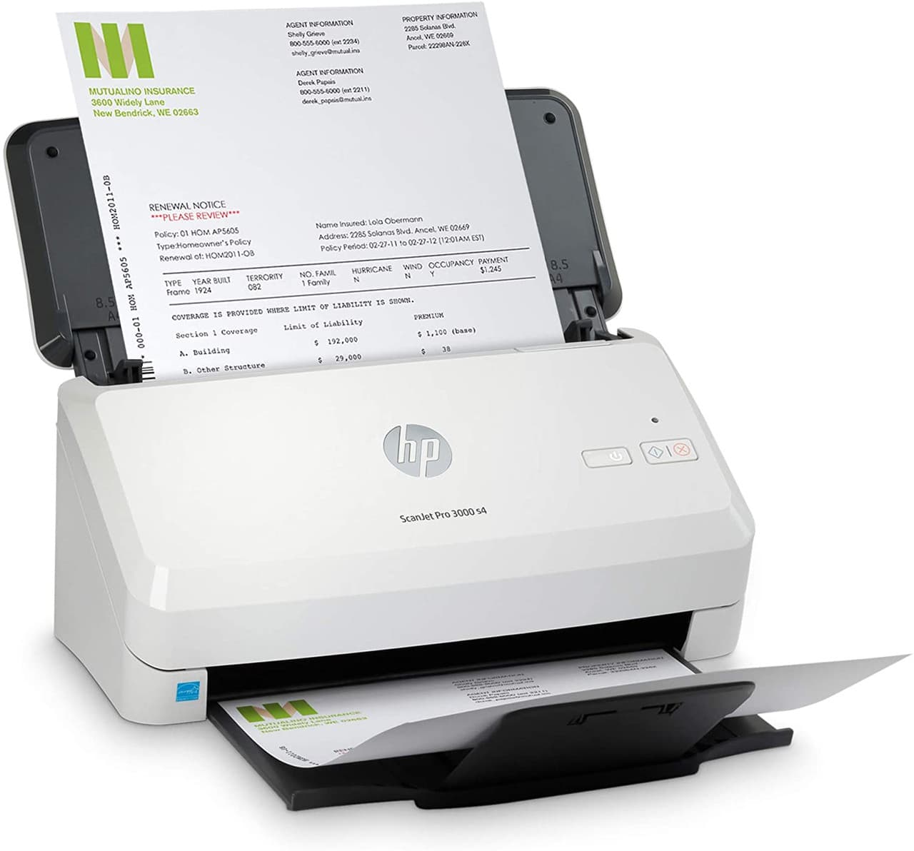 HP ScanJet Pro 3000 s4 Sheet-feed Scanner 6FW07A