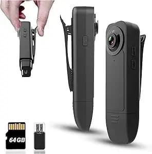 Hd 1080p Security Spy Body Clip Camera With Clear Night Vision 4