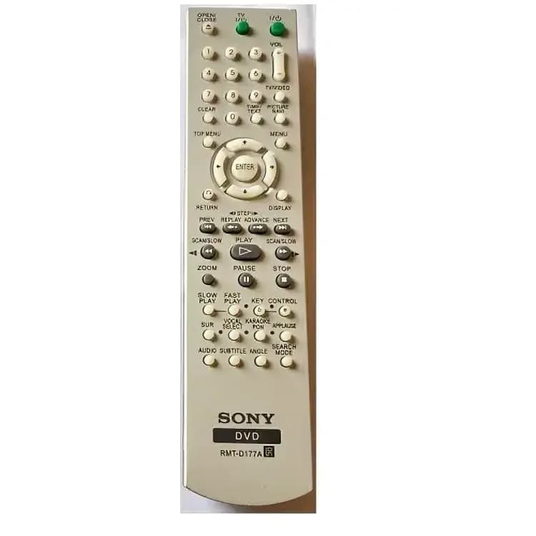 Sony RMT D177A Replacement DVD Remote Control 2