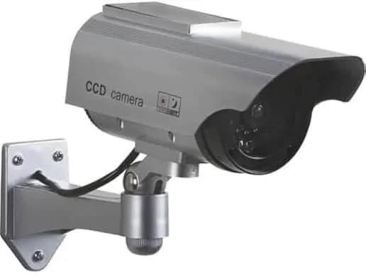 Solar Powered Dummy Camera with Flashing Led