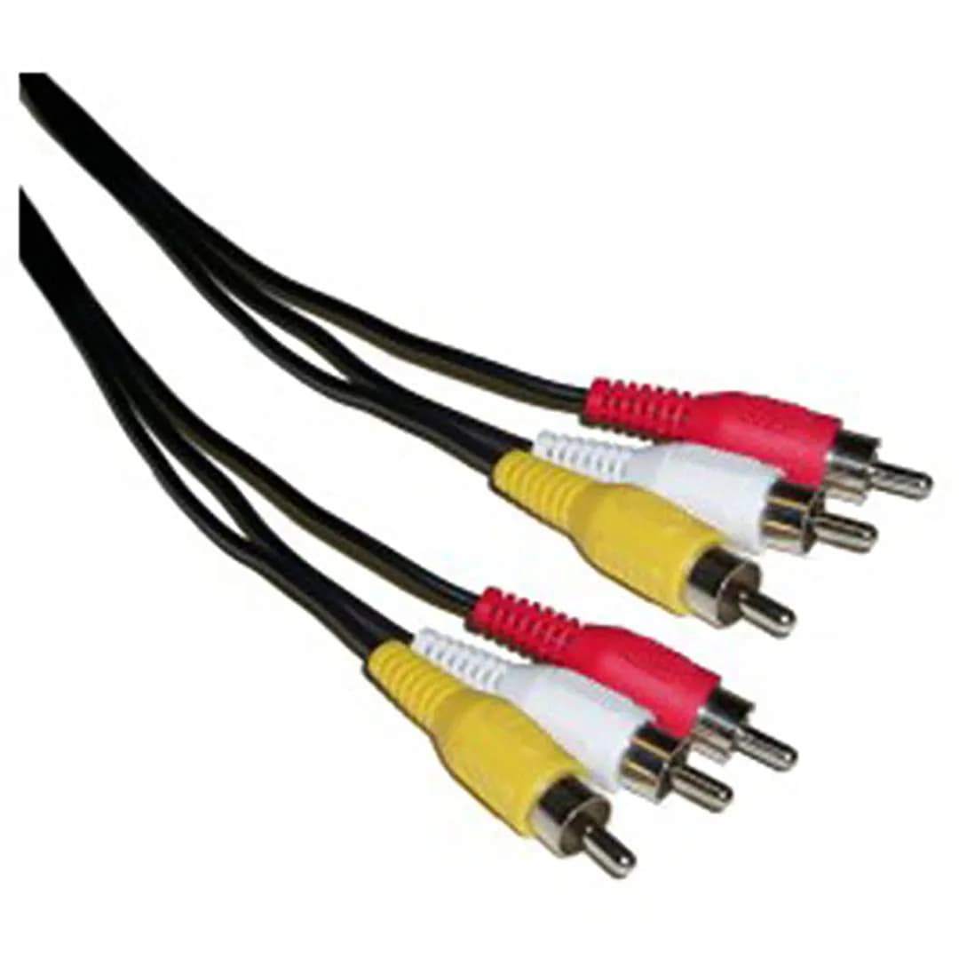 20m 3 RCA Male To Male Audio Video AV Cable 5