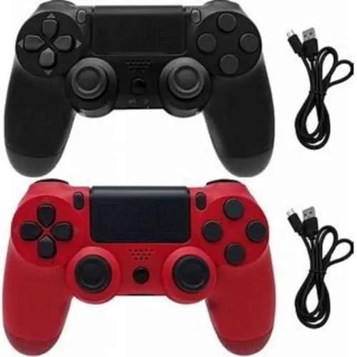 Sony Wireless Dualshock Ps4 Pad - 2 Pieces - Black And Red 2